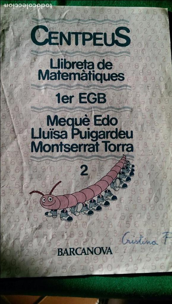 Otros art&iacute;culos de coleccionismo en papel: ANTIGUO CUADERNILLO ESCOLAR &laquo;CENTPEUS&raquo; N&ordm; 2 MANUSCRITO - Foto 1