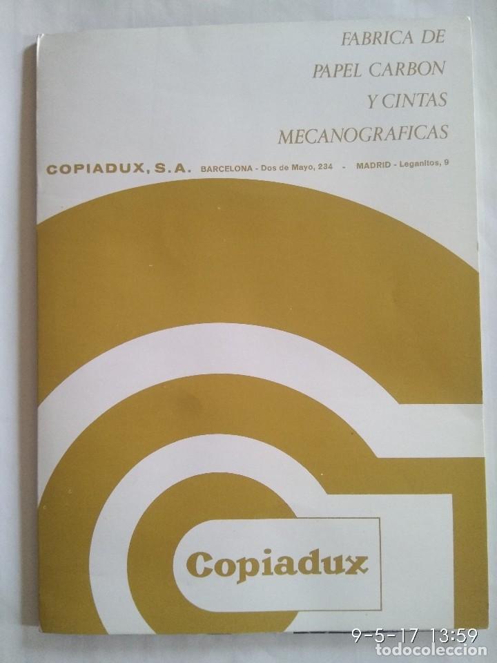 Otros Art&iacute;culos de Coleccionismo en Papel: 100 l&aacute;minas de Papel Carb&oacute;n calco Marca Copiadux. Publicidad del antiguo Banco de Bilbao.