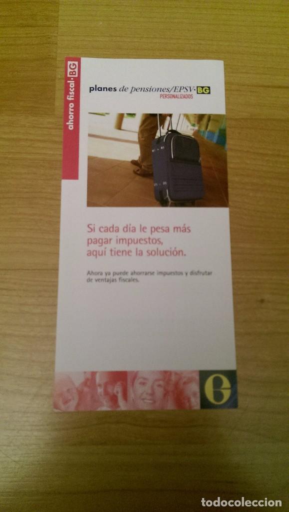 Paper Collecting Others: FOLLETO PUBLICITARIO BANCO GUIPUZCOANO &laquo;PLANES DE PENSIONES&raquo;