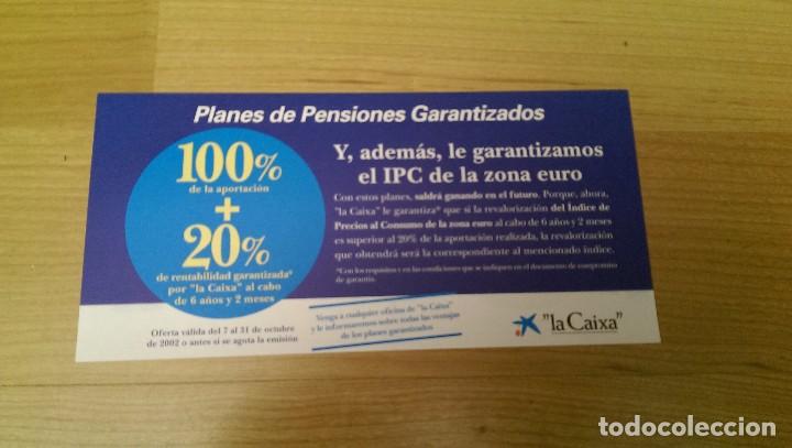 Paper Collecting Others: FOLLETO PUBLICITARIO LA CAIXA &laquo;PLANES DE PENSIONES GRANTIZADOS&raquo;