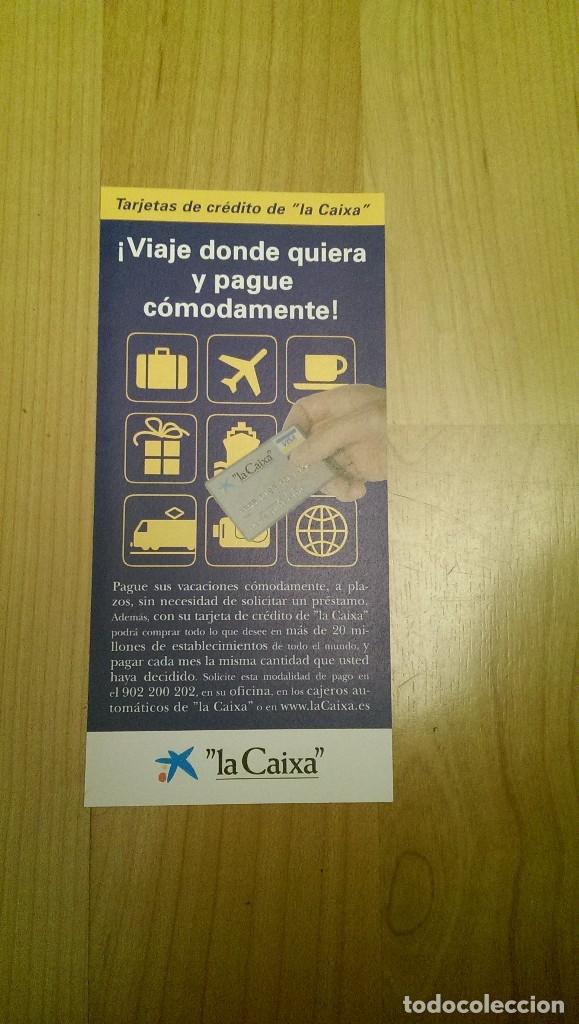 Paper Collecting Others: FOLLETO PUBLICITARIO LA CAIXA &laquo;TARJETAS CR&Eacute;DITO&raquo;