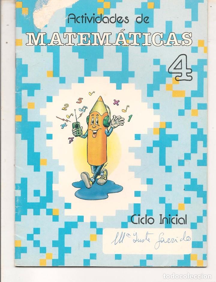 Otros Art&iacute;culos de Coleccionismo en Papel: LIBRETA / CUADERNO ESCOLAR. ACTIVIDADES DE MATEM&Aacute;TICAS. CICLO INICIAL. N&ordm; 4. EDELVIV SIN USO. (P/C9)