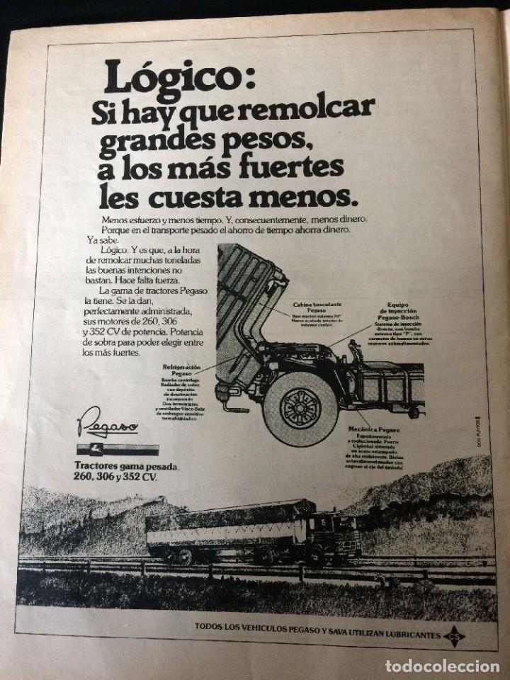 Otros art&iacute;culos de coleccionismo en papel: Publicidad camion truck Pegaso Cabina Cuadrada 2180 2181 2182 2189