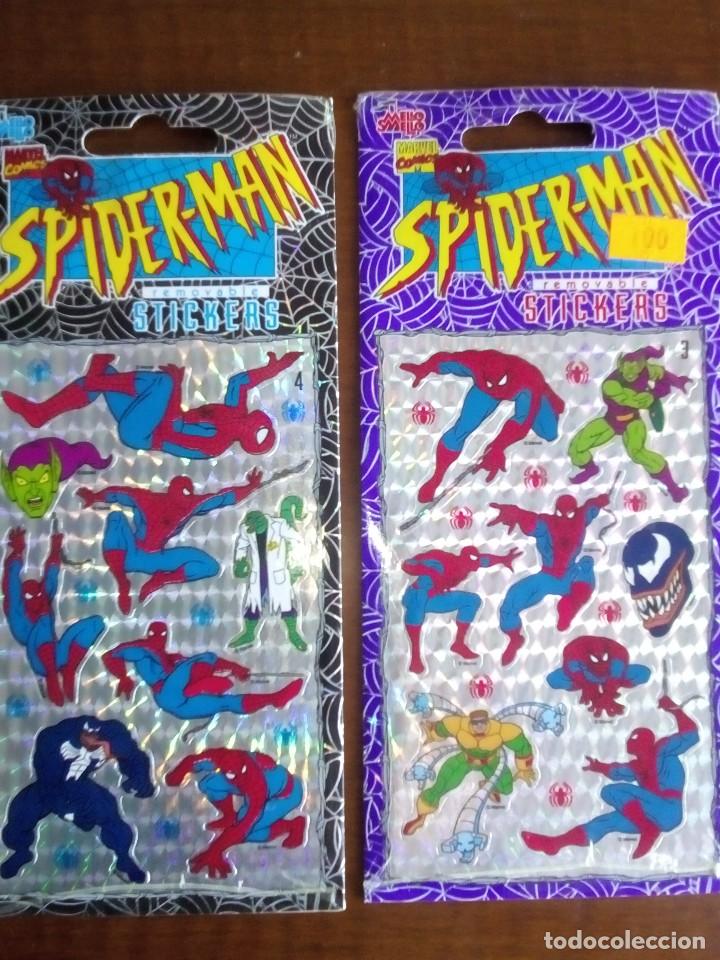 spider-man removable 2 stickers año 1994....v - Buy Other objects made of  paper on todocoleccion