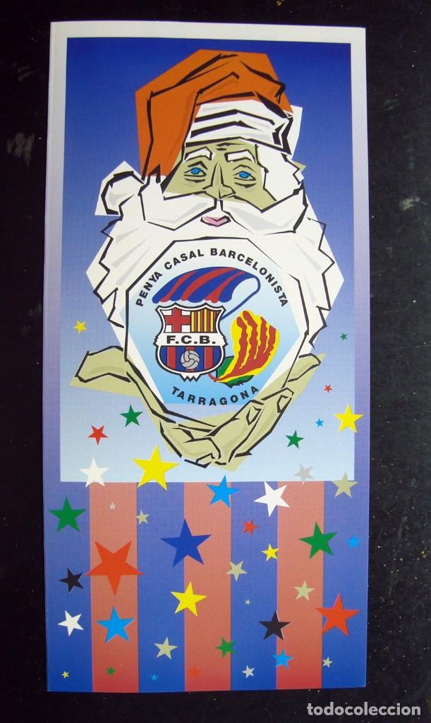 Otros art&iacute;culos de coleccionismo en papel: Navidad, tarjeta postal felicitacion navide&ntilde;a penya casal barcelonista tarragona 1998, bar&ccedil;a