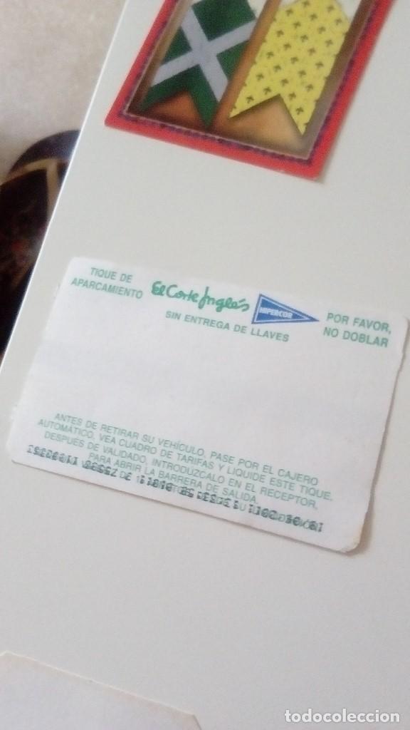 Paper Collecting Others: CAJ-ABCD TARJETA EL CORTE INGLES APARCAMIENTO