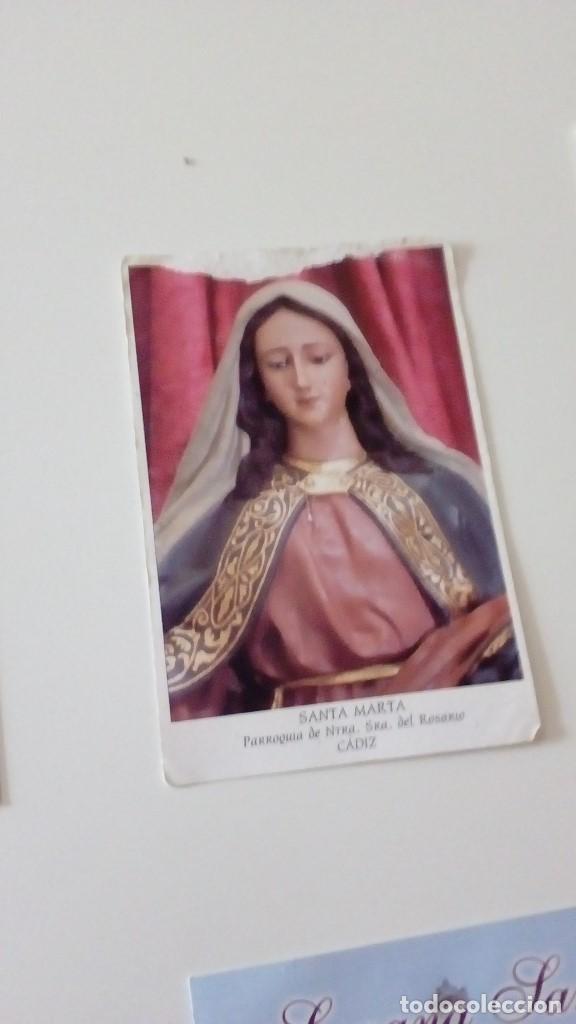 Sammelleidenschaft Andere Papierartikel: CAJ-ABCD ESTAMPA RELIGIOSA SANTA MARTA CADIZ