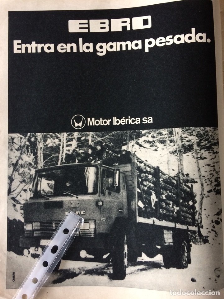 Sammelleidenschaft Andere Papierartikel: Publicidad cami&oacute;n Ebro de motor ib&eacute;rica de 1973