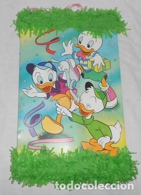 Otros art&iacute;culos de coleccionismo en papel: PI&Ntilde;ATA DE DISNEY, MICKEY Y MINNIE MOUSE Y EL PATO DONALD CON SUS SOBRINOS