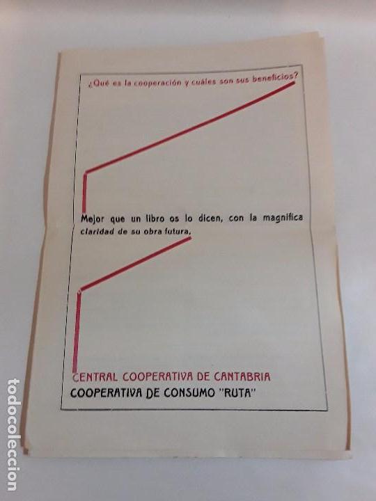 Otros art&iacute;culos de coleccionismo en papel: GUERRA CIVIL 1937 - BOLETIN DE INSCRIPCION - CENTRAL DE COOPERATIVA CANTABRIA RUTA