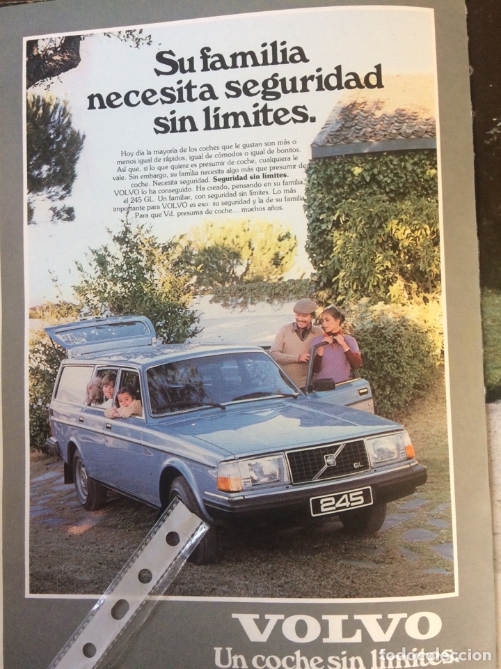 Collectionnisme Papier divers: Publicidad autom&oacute;vil Volvo de 1980