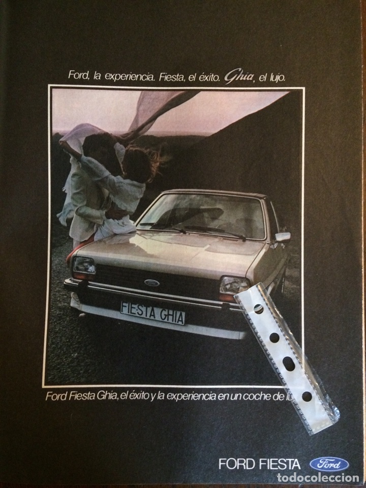 Collectionnisme Papier divers: Publicidad autom&oacute;vil Ford fiesta ghia de 1980