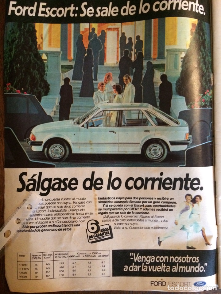 Collectionnisme Papier divers: Publicidad autom&oacute;vil Ford escort de 1982