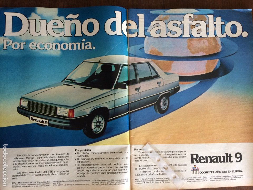 Paper Collecting Others: Publicidad autom&oacute;vil Renault 9 de 1982
