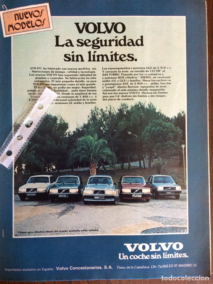 Paper Collecting Others: Publicidad autom&oacute;vil Volvo de 1980