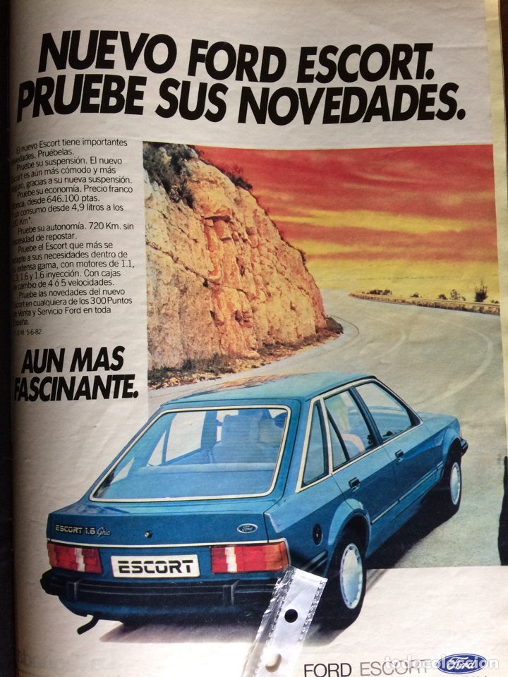 Paper Collecting Others: Publicidad autom&oacute;vil Ford escort de 1983