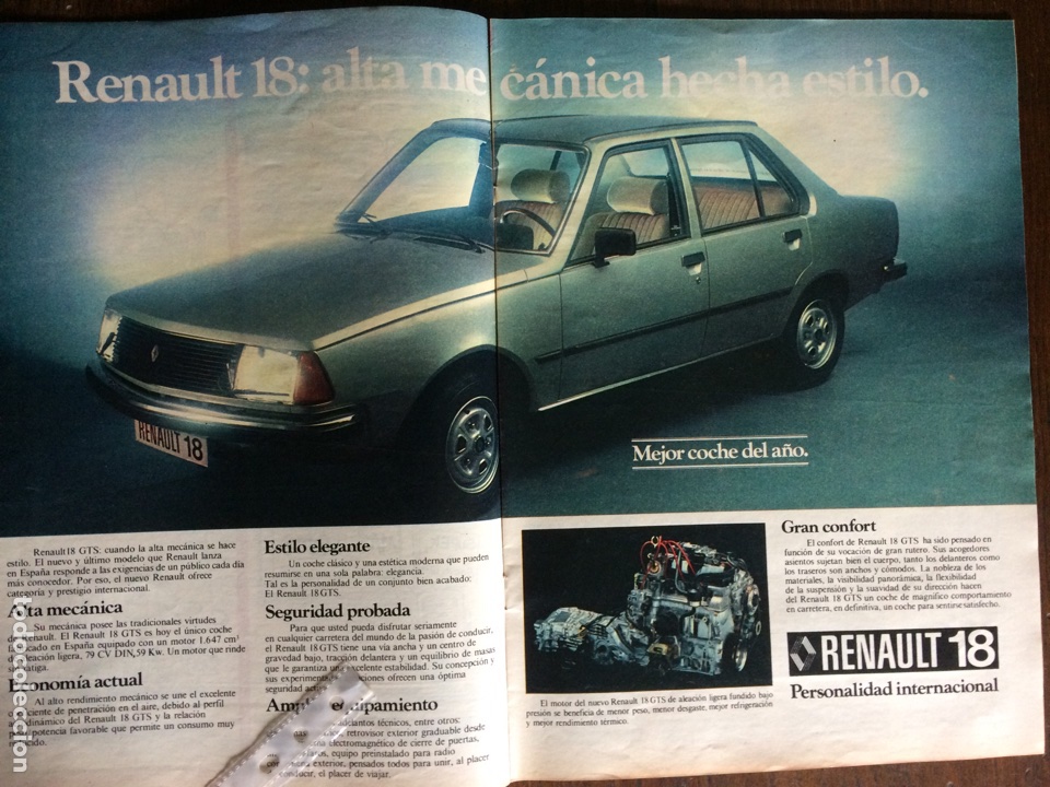 Paper Collecting Others: Publicidad autom&oacute;vil Renault 18