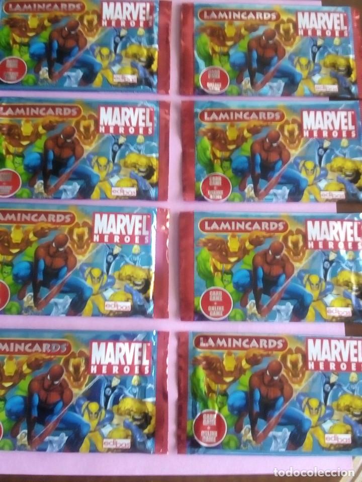Otros Art&iacute;culos de Coleccionismo en Papel: SOBRE VACIO LAMINCARDS MARVEL HEROES A&Ntilde;O 2008 LA UNIDAD A 1 EURO