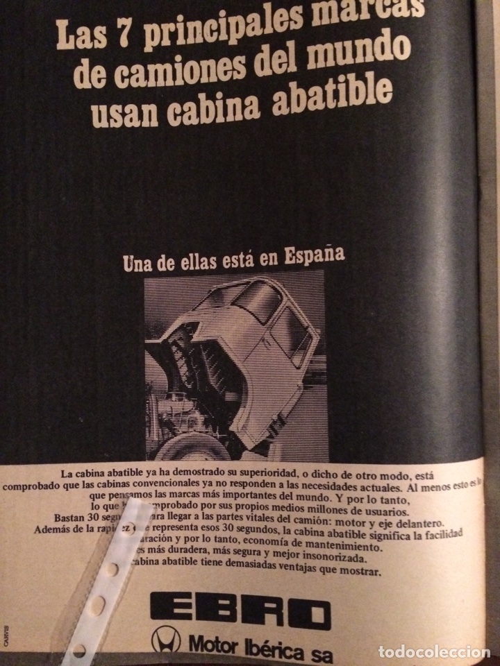 Paper Collecting Others: Publicidad cami&oacute;n Ebro de 1975 motor ib&eacute;rica