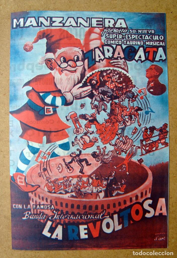 Paper Collecting Others: folleto Plaza toros tarragona 1984 - manzanera presenta zaragata - banda la revoltosa