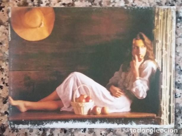 Otros Art&iacute;culos de Coleccionismo en Papel: Antiguo cuaderno escolar Edelvives n&ordm;46 con regla, decorado con foto de se&ntilde;orita, a&ntilde;os 70