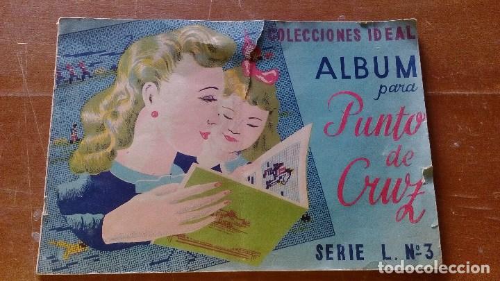 Otros art&iacute;culos de coleccionismo en papel: ALBUM PARA PUNTO DE CRUZ COLECCIONES IDEAL SERIE L N&ordm; 3