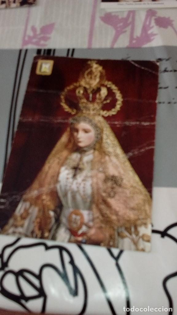 Paper Collecting Others: CAJ-8U9 ESTAMPA RELIGIOSA POSTAL VIRGEN DEL ROSARIO CADIZ