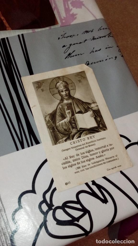 Collectionnisme Papier divers: CAJ-8U9 ESTAMPA RELIGIOSA CRISTO REY