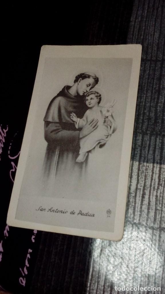 Outros artigos de papel: CAJ-8U9 ESTAMPA RELIGIOSA RESPONSORIO DE SAN ANTONIO DE PADUA