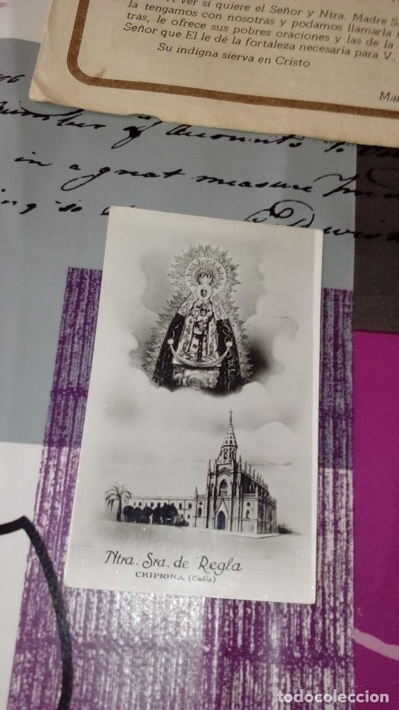 Outros artigos de papel: CAJ-8U9 ESTAMPA RELIGIOSA NTRA SRA DE REGLA CHIPIONA CADIZ