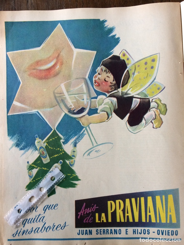 Collectionnisme Papier divers: Publicidad bebida an&iacute;s la praviana de 1957