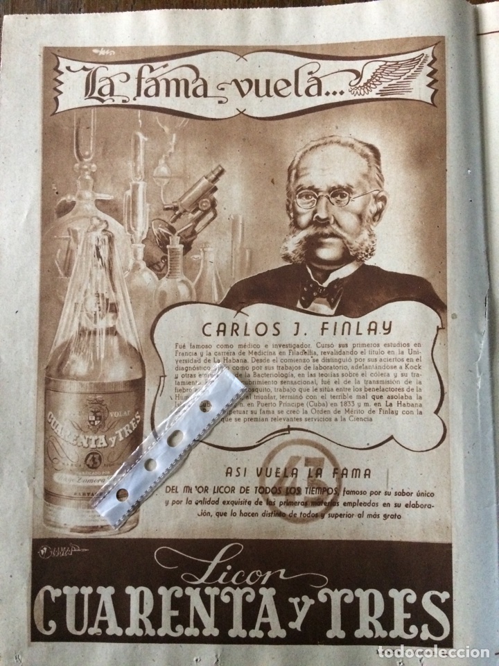 Collectionnisme Papier divers: Publicidad bebida licor 43 de 1950