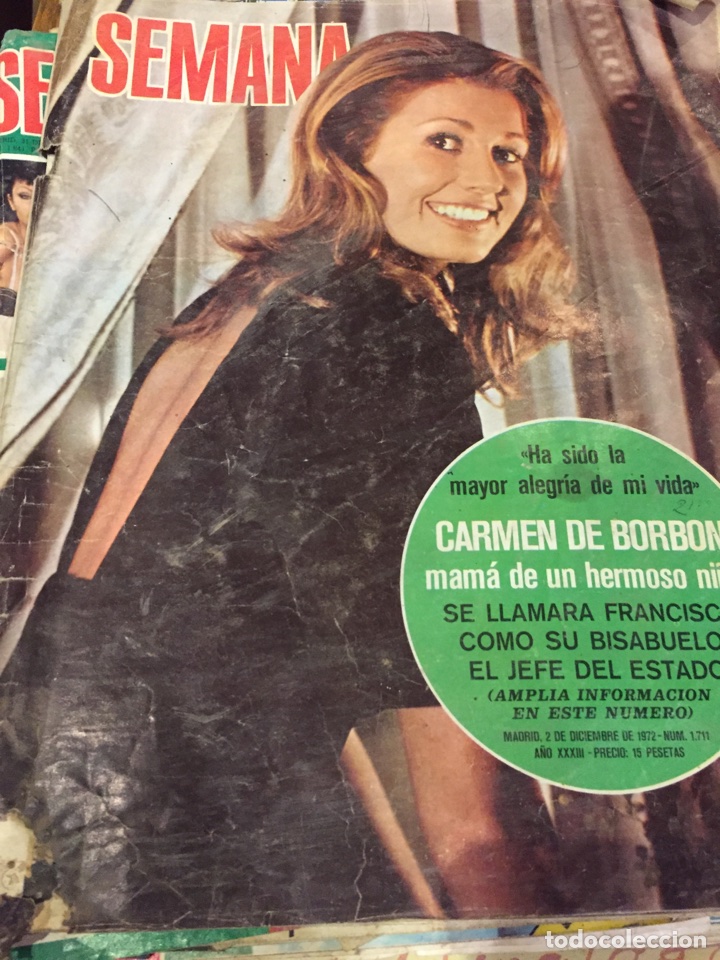 Otros Art&iacute;culos de Coleccionismo en Papel: Revista semana del a&ntilde;o 72