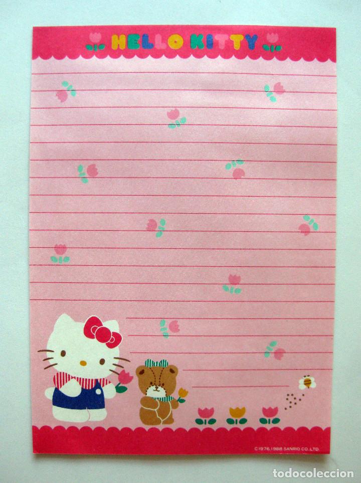 Otros Art&iacute;culos de Coleccionismo en Papel: HOJA DE NOTAS DE HELLO KITTY, A&Ntilde;OS 80, SANRIO