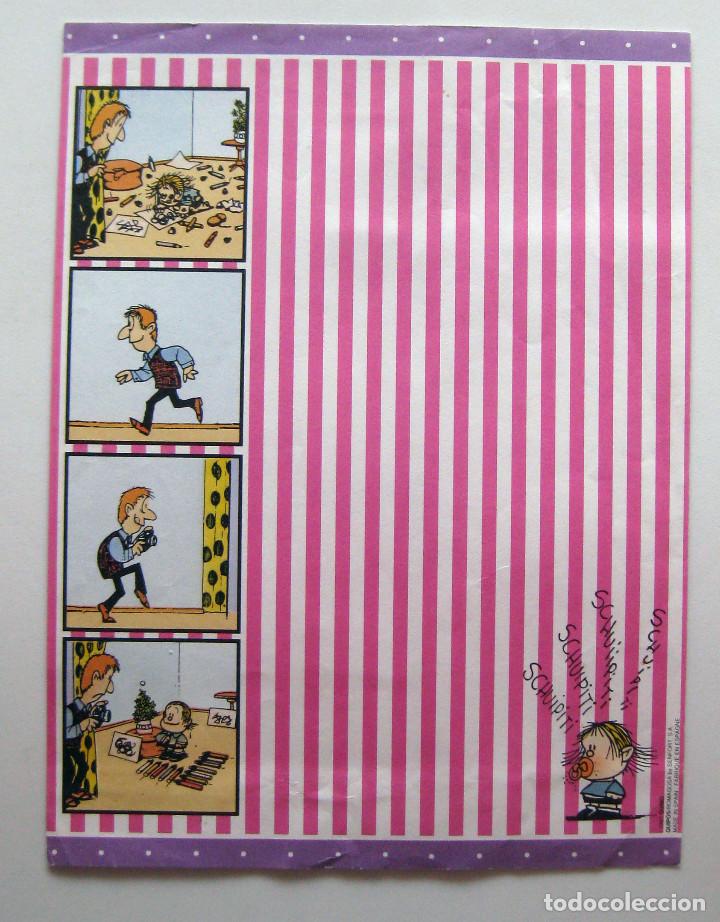 Otros Art&iacute;culos de Coleccionismo en Papel: HOJA DE NOTAS CON DIBUJOS DE QUINO, 1991, PAPEL