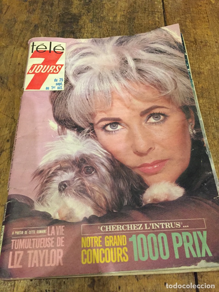 Sammelleidenschaft Andere Papierartikel: Tele jours Liz Taylor