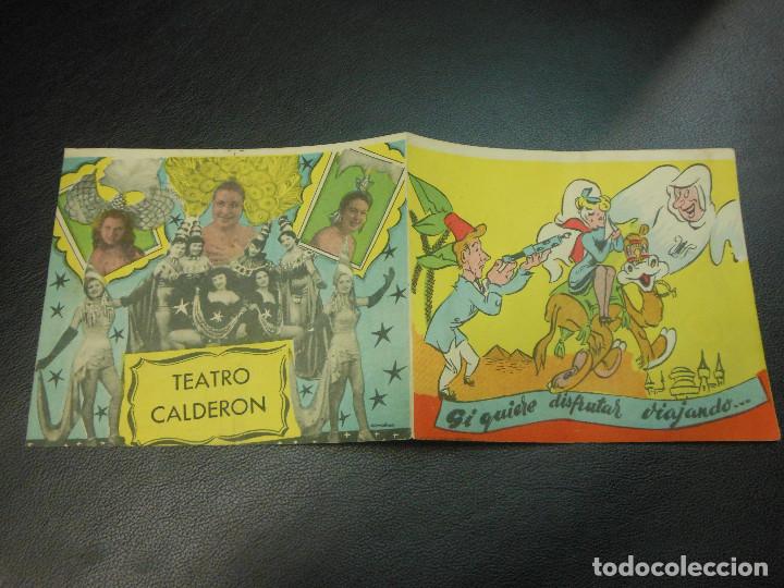 Collectionnisme Papier divers: REVISTA PROGRAMA TEATRO CALDERON DEVUELVEME MI SE&Ntilde;ORA