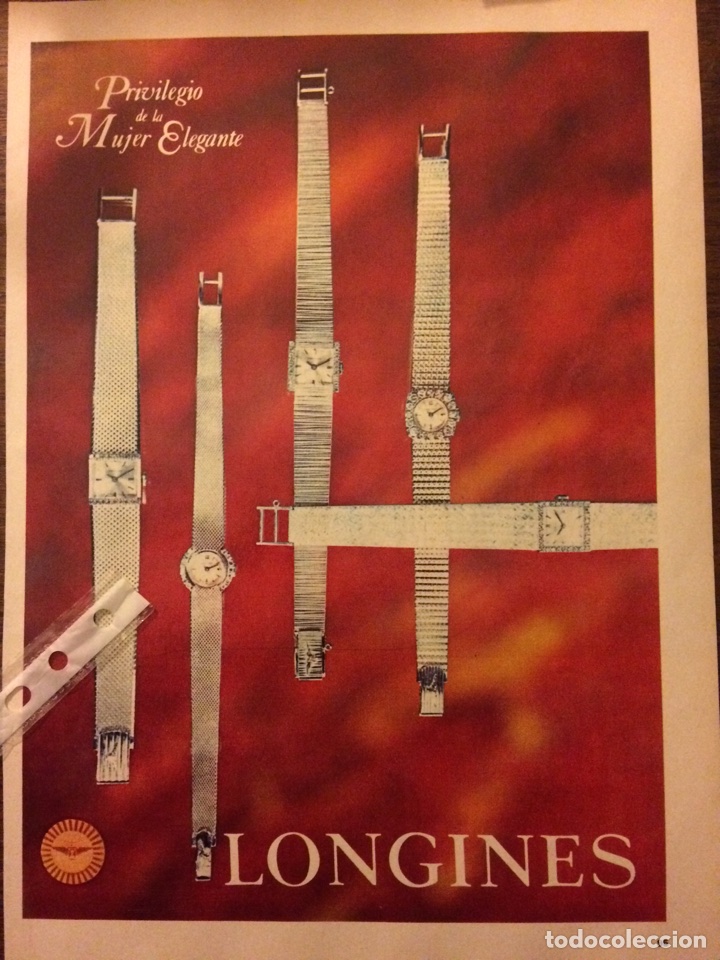 Collectionnisme Papier divers: Publicidad reloj longines de 1969