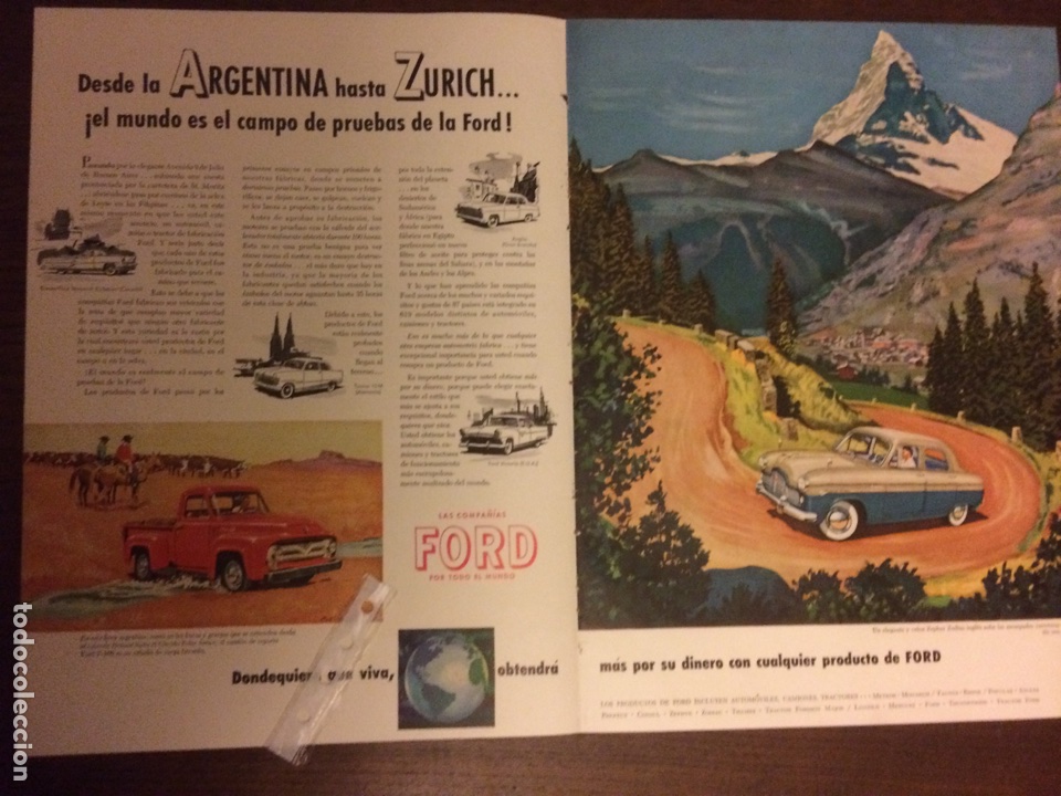 Outros artigos de papel: Publicidad autom&oacute;vil Ford de 1956