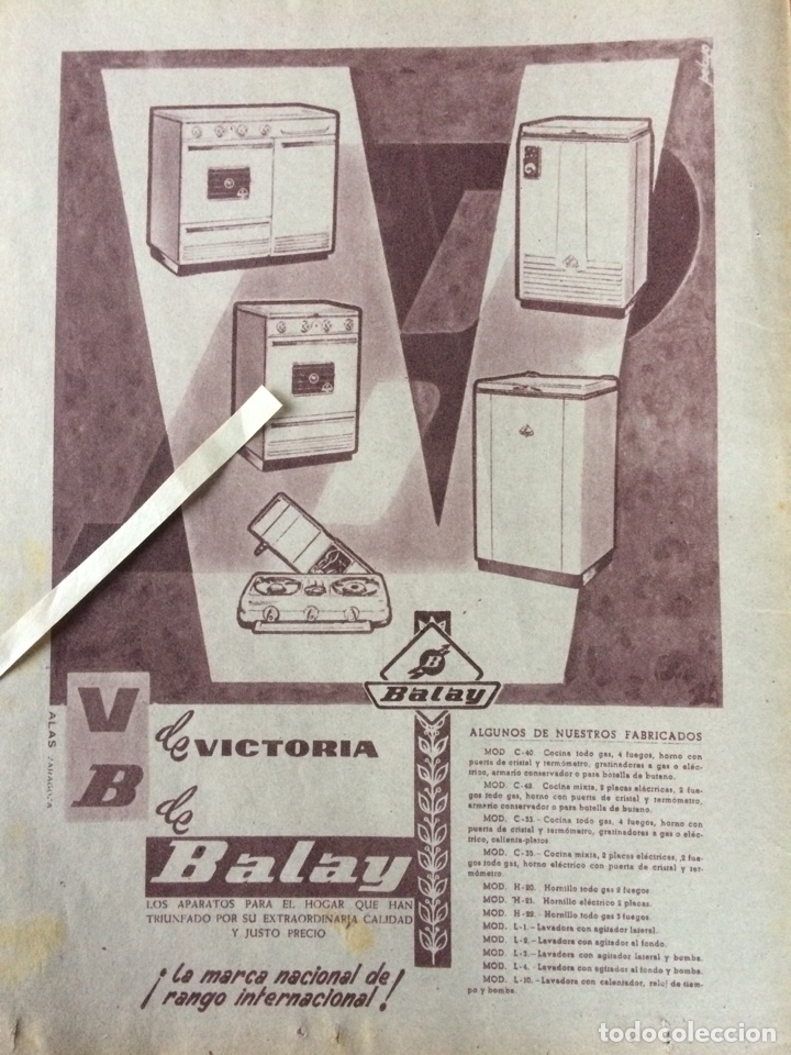 Paper Collecting Others: Publicidad cocinas balay de 1962