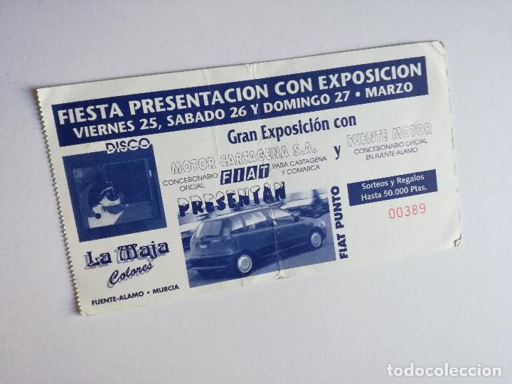 Paper Collecting Others: FLYER ENTRADA INVITACION - DISCOTECA LA MAJA COLORES