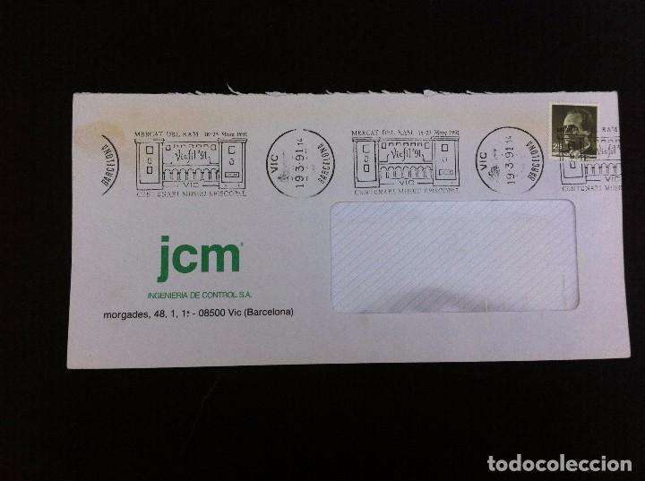 Outros artigos de papel: SOBRE COMERCIAL (JCM, Vic, BARCELONA) 1991. ESTAMPACI&Oacute;N: MUSEU EPISCOPAL.