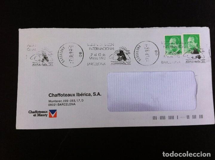 Outros artigos de papel: SOBRE COMERCIAL (CHAFFOTEAUX IB&Eacute;RICA, BARCELONA) 1992