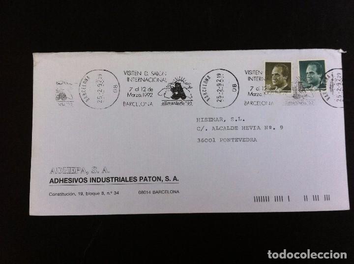 Collectionnisme Papier divers: SOBRE COMERCIAL (ADHESIVOS INDUSTRIALES PATON, BARCELONA) 1992