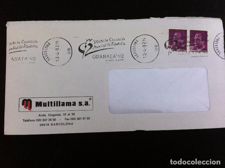 Paper Collecting Others: SOBRE COMERCIAL (MULTILLAMA, S.A., BARCELONA) 1992