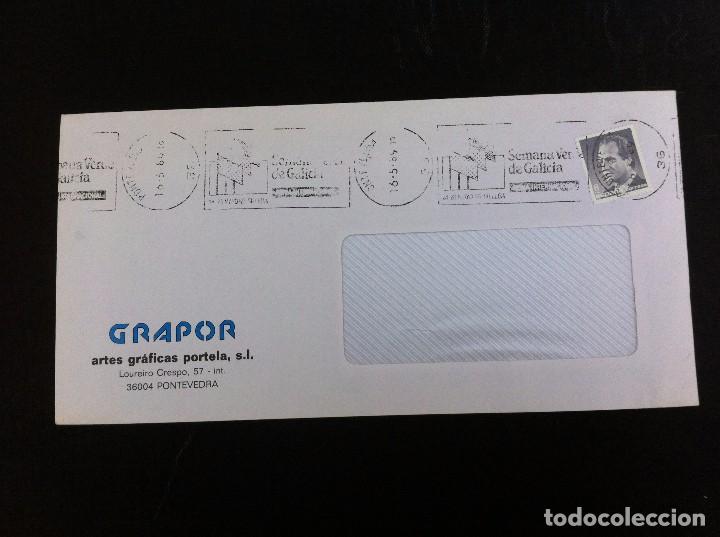 Paper Collecting Others: SOBRE COMERCIAL (GRAPOR. ARTES GR&Aacute;FICAS PORTELA) . PONTEVEDRA. 1989