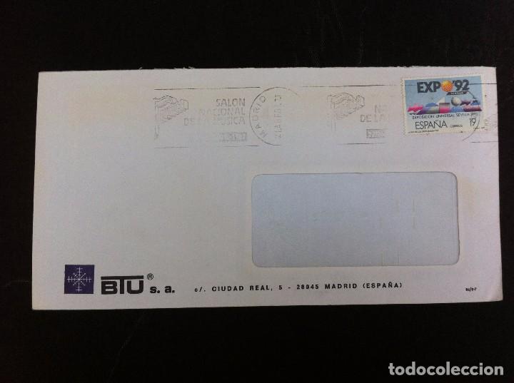 Sammelleidenschaft Andere Papierartikel: SOBRE COMERCIAL  (BTU) MADRID.  1987