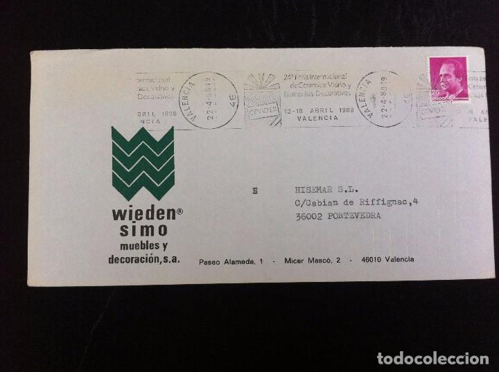 Paper Collecting Others: SOBRE COMERCIAL (WIEDEN SIMO). MUEBLES.  VALENCIA 1988