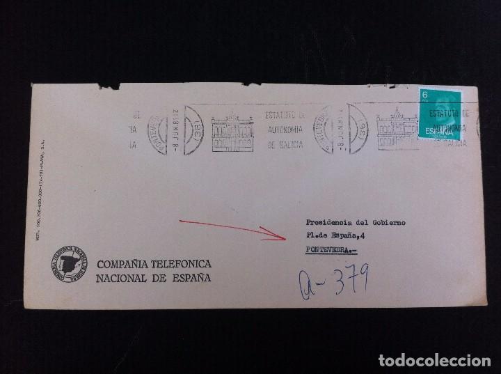 Sammelleidenschaft Andere Papierartikel: SOBRE COMERCIAL (COMPA&Ntilde;&Iacute;A TELEF&Oacute;NICA NACIONAL DE ESPA&Ntilde;A). 1981