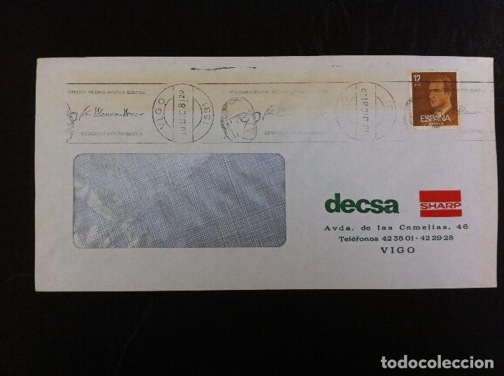 Paper Collecting Others: SOBRE COMERCIAL (DECSA. SHARP). VIGO 1981
